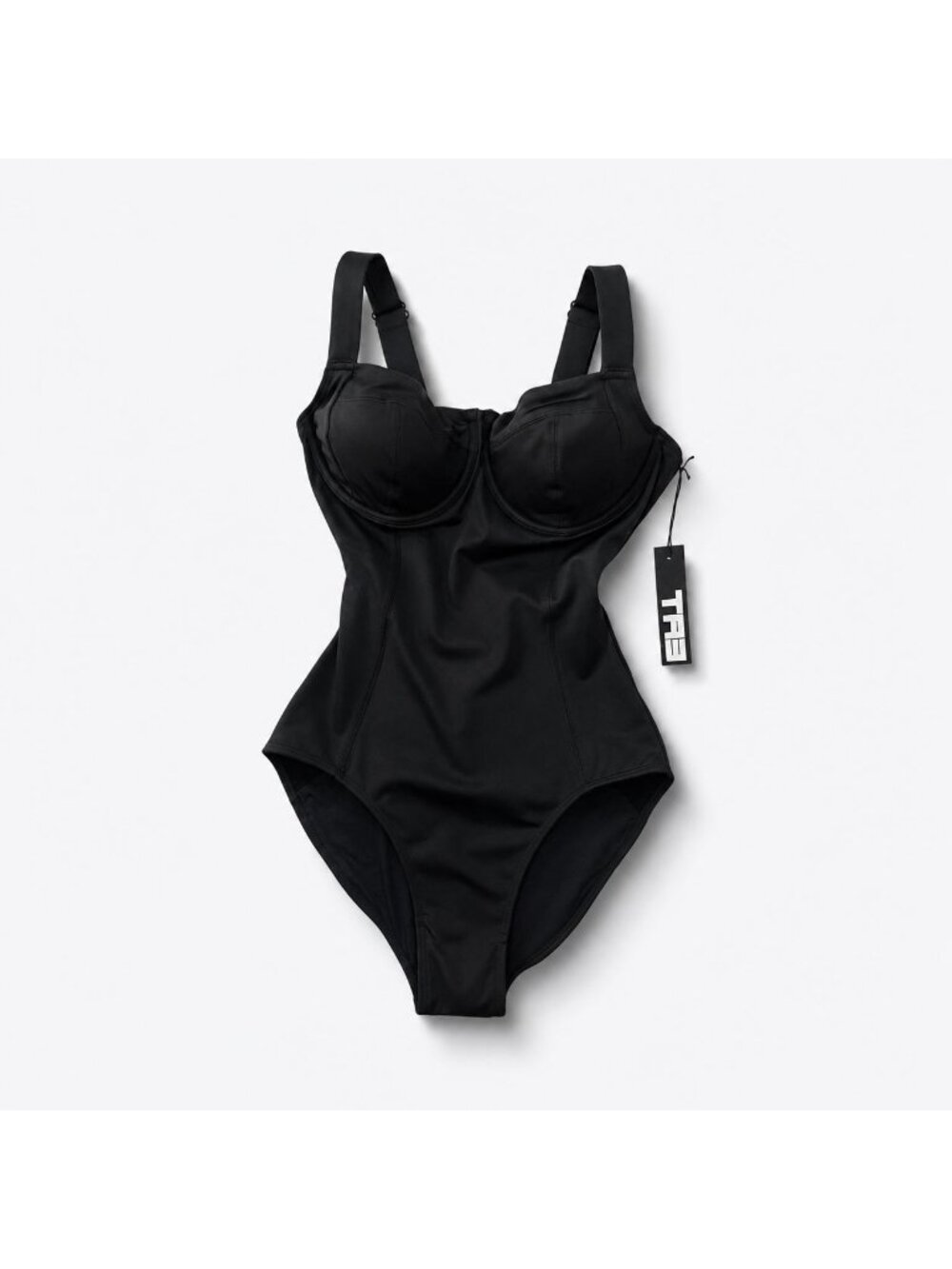 TA3 Lifty One Piece Black Swimsuit Small Reg/Long D/DD Adjustable Shaping NWT - Picture 3 of 16